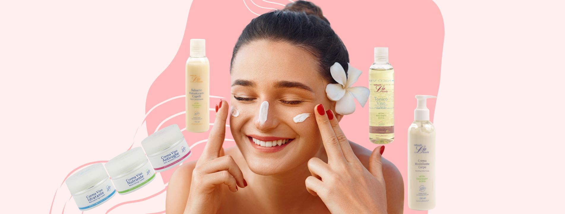 creme di bellezza all'olio extravergine di oliva